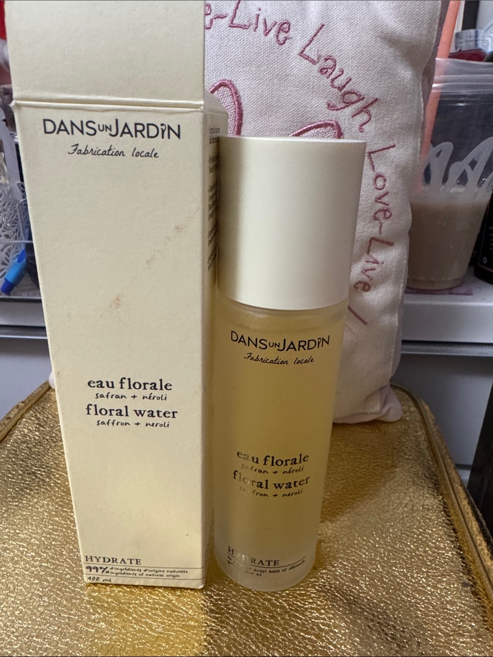 Dans Un Jardin Floral Skin Care Saffron & Neroli -  Pale Yellow